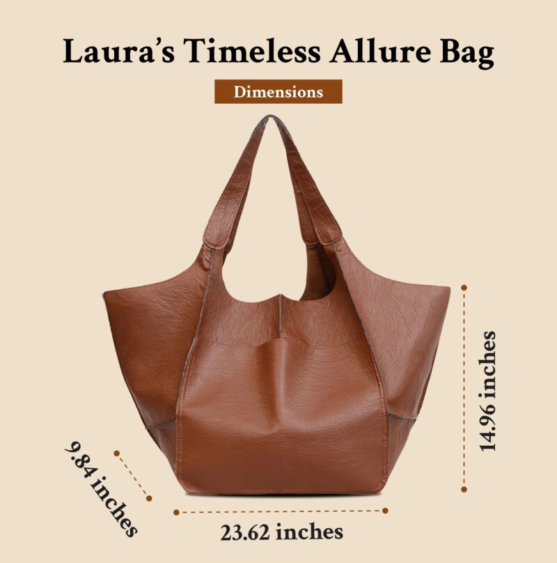 Laura’s Timeless Allure | Vintage Leather Bag - Image 6