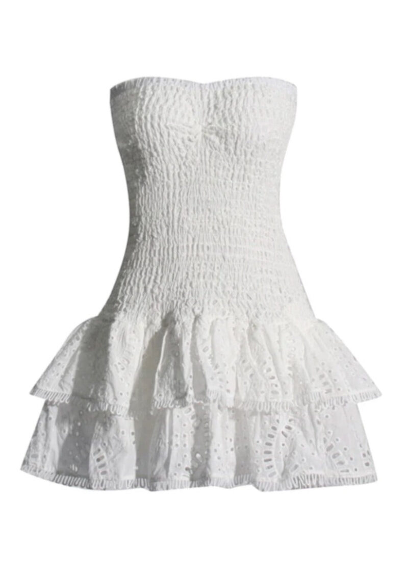 Rosé Dress - White - Image 2