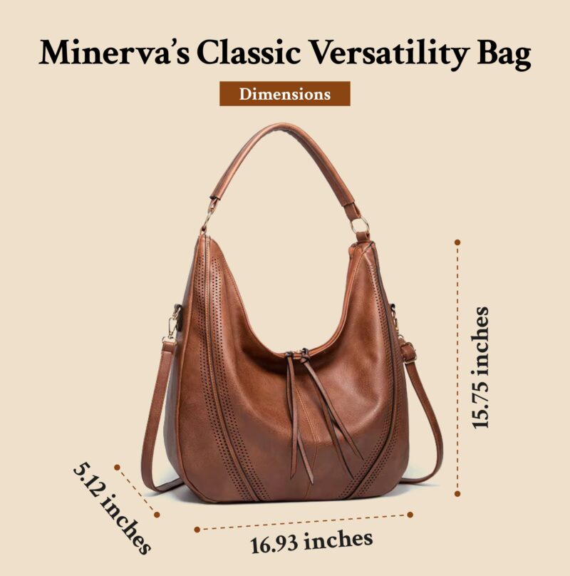 Minerva’s Classic Versatility | Vintage Leather Bag - Image 6