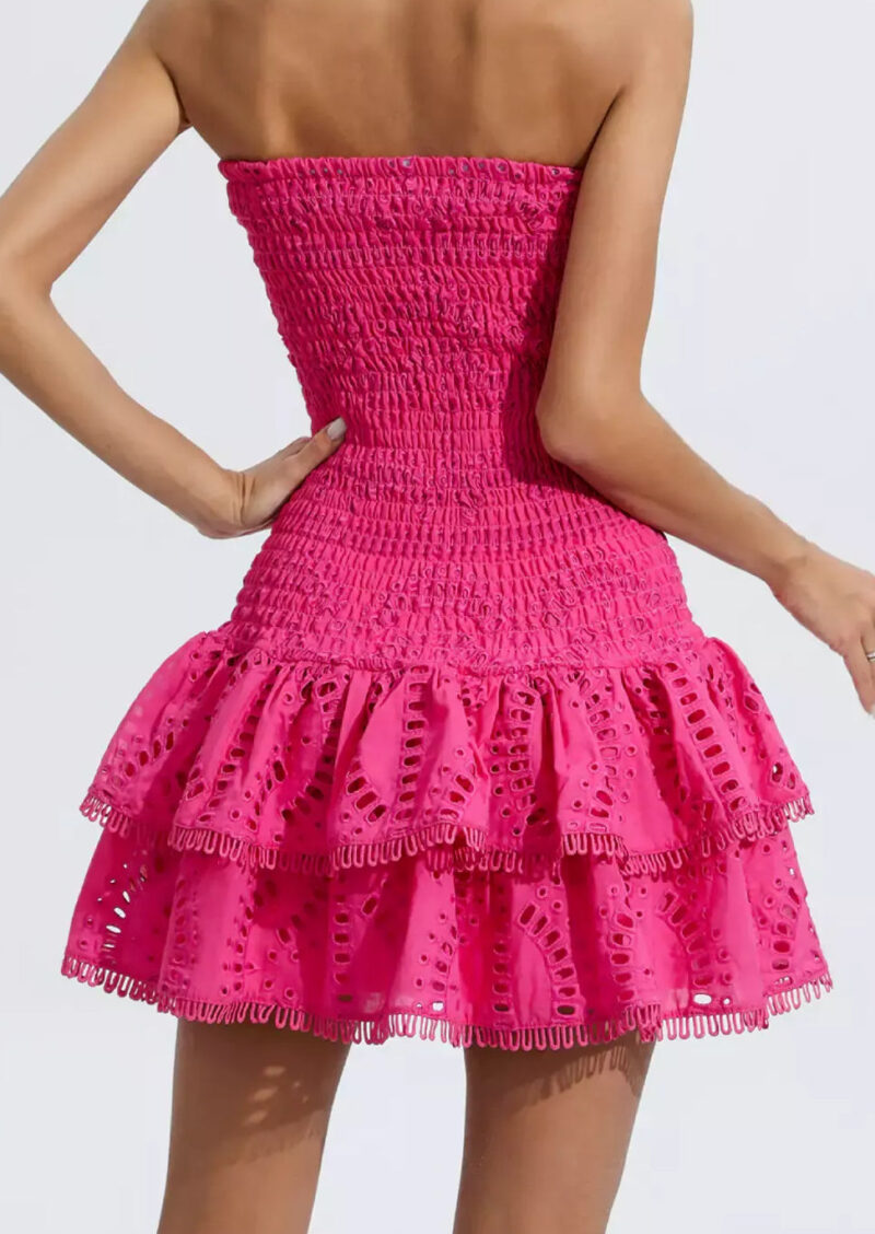 Rosé Dress - Fuchsia - Image 5