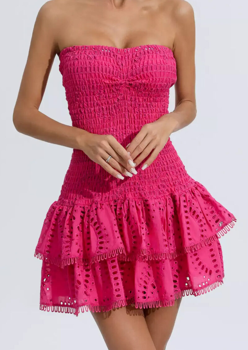 Rosé Dress - Fuchsia - Image 4