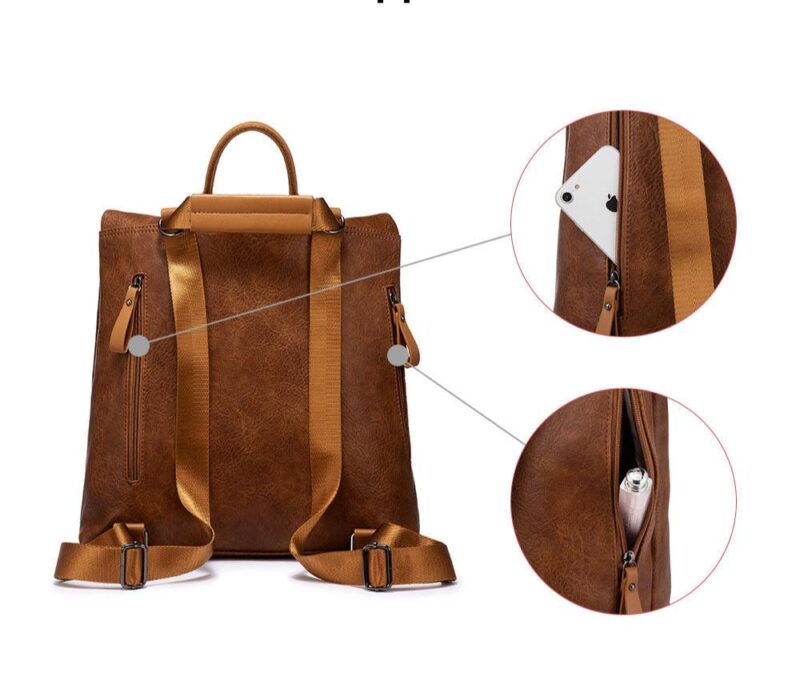 Unique Leather Backpack - Grace’s Style - Image 11