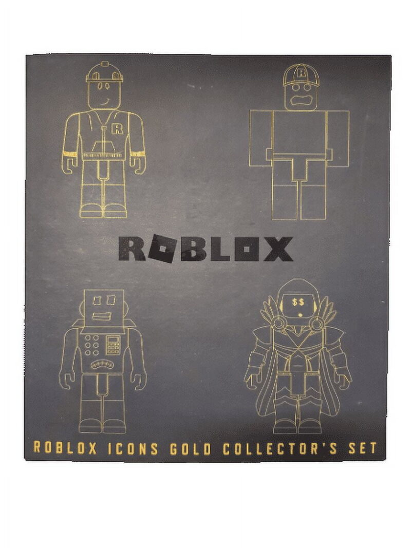 Roblox Action Collection - 15th Anniversary Gold 4 Figure Pack [Includes Exclusive Virtual Item] - Image 4