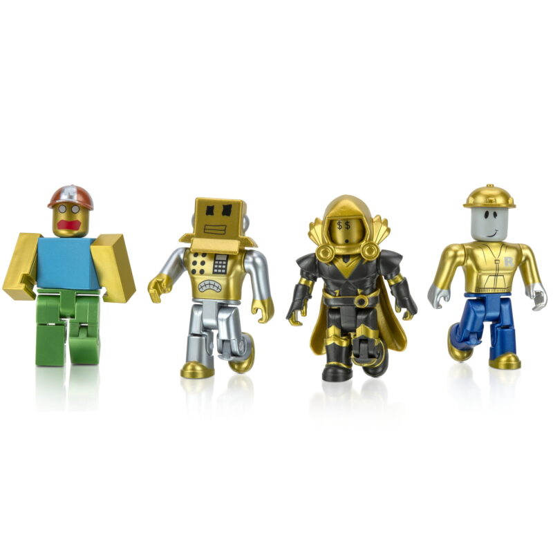 Roblox Action Collection - 15th Anniversary Gold 4 Figure Pack [Includes Exclusive Virtual Item] - Image 3