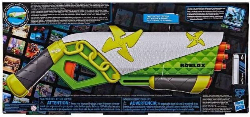 Roblox Foam Dart Blaster - Kids Outdoor Play (Exclusive Virtual Item Included) (Ninja Legends: Shadow Sensei) - Image 2