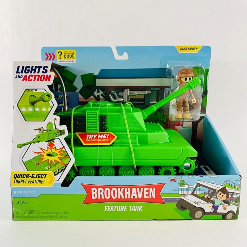 DevSeries Roblox Brookhaven Tank Action Figure, 8.25"